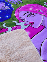 Load image into Gallery viewer, Strawberry Sisters Sherpa Blanket