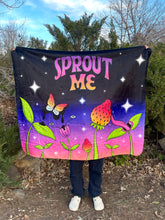Load image into Gallery viewer, Sprout Me Sherpa Blanket