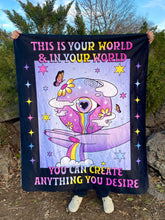 Load image into Gallery viewer, Your World Sherpa Blanket