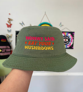 Mushroom Mommy Bucket Hat