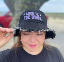 Load image into Gallery viewer, Love Is The Drug Bucket Hat
