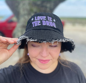 Love Is The Drug Bucket Hat