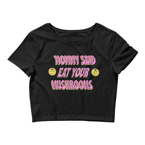 Mushroom Mommy Crop Top