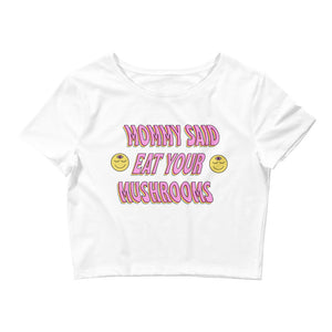 Mushroom Mommy Crop Top