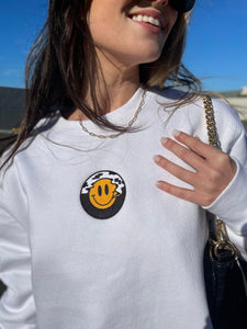 Stoned Smiley Crew Neck