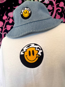 Stoned Smiley Bucket Hat