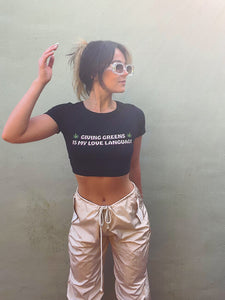 Love Language Crop Top