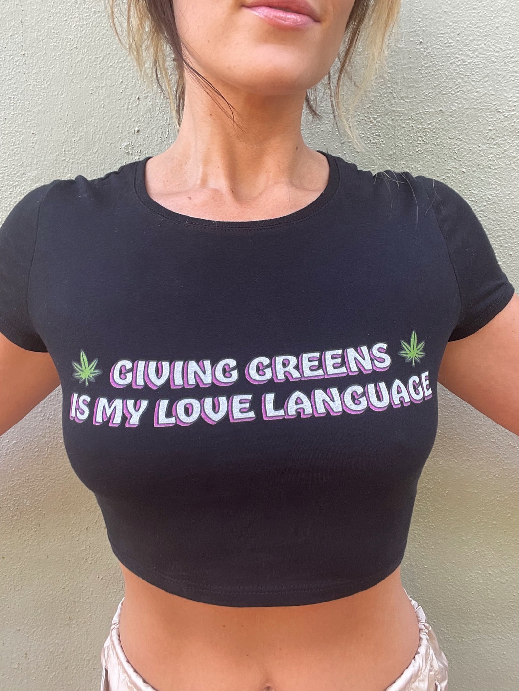 Love Language Crop Top