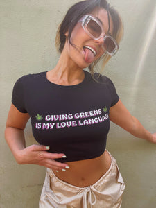 Love Language Crop Top