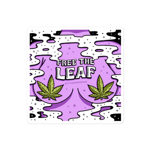 Free The Leaf Sticker