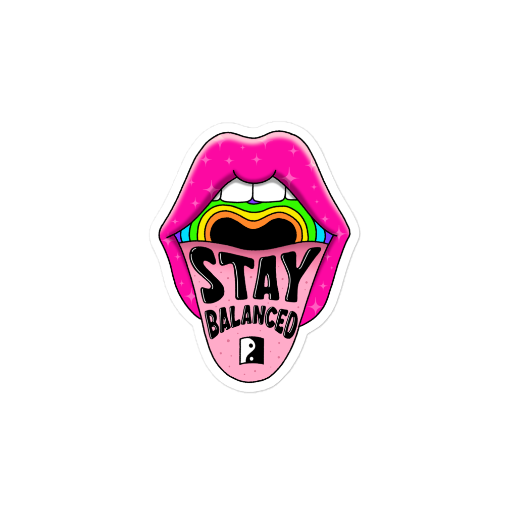 Stay Balanced Sticker