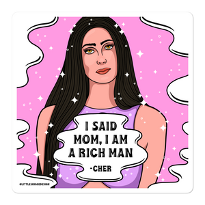 I Am A Rich Man Sticker